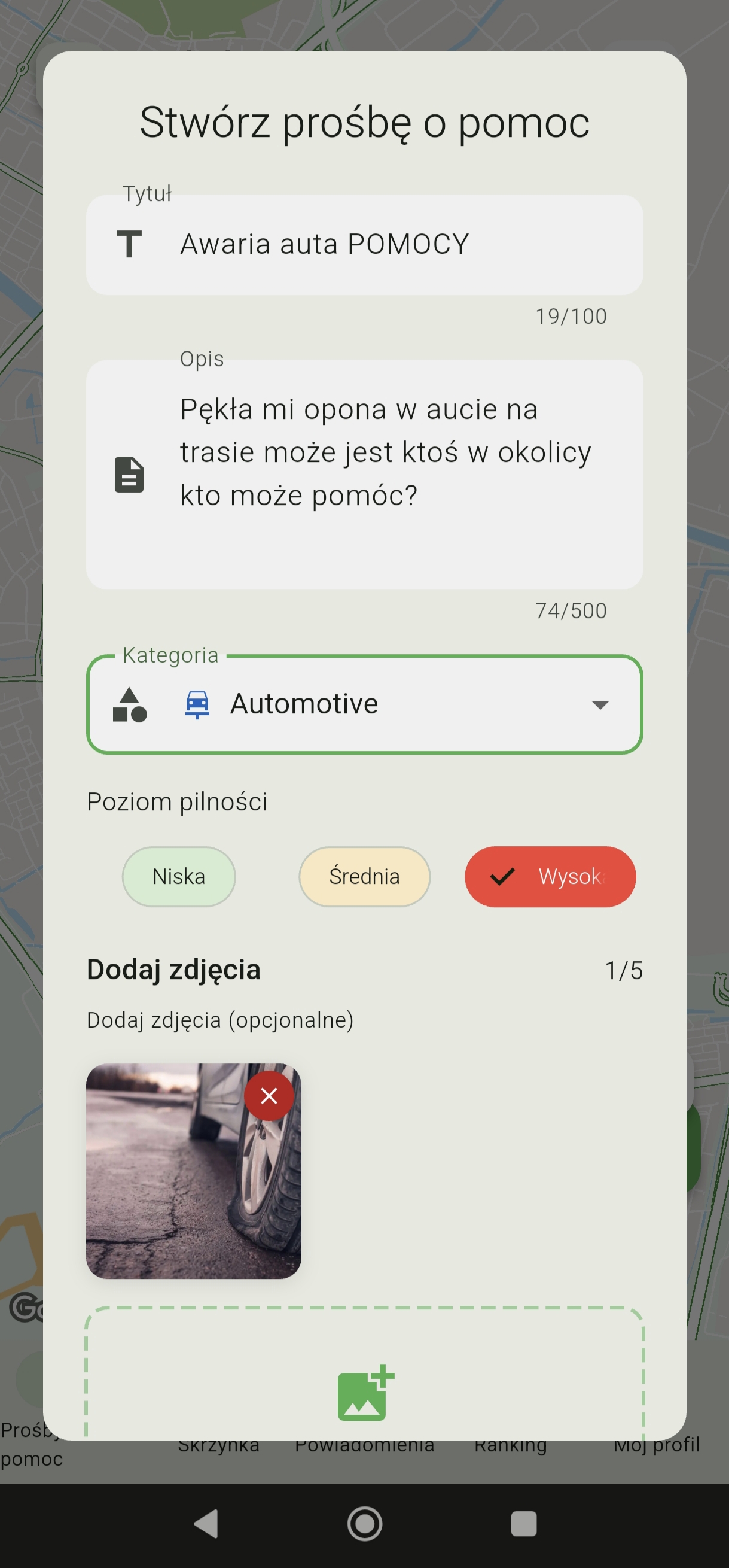 Tworzenie ogłoszenia