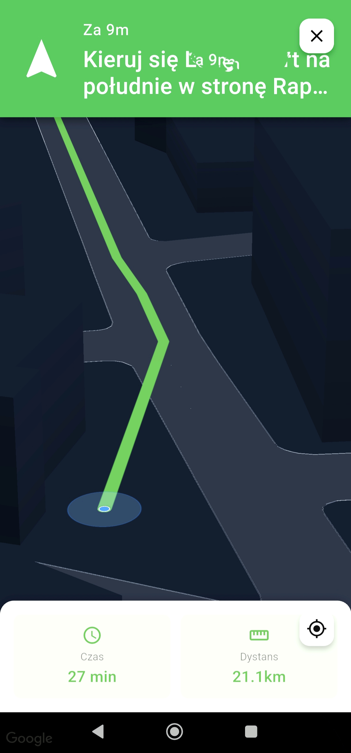 Nawigacja - zbliżenie